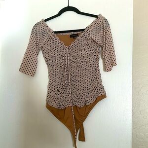 Off the shoulder bodysuit